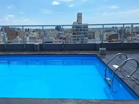 ALQUILER DEPTO 1 AMB URQUIZA con BALCON y PILETA