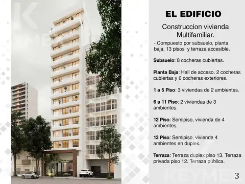 Departamento en Venta de 1 dormitorio