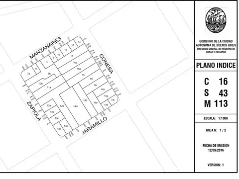 Terreno - Venta - Argentina, Capital Federal - Manzanares 3000
