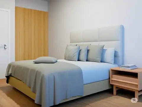 Departamento 2 ambientes al frente en Coghlan