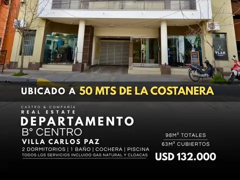 Departamento en Venta en Villa Carlos Paz, Punilla