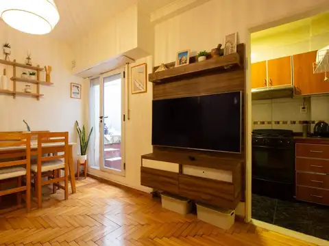 PERON AL 1800, CONGRESO Alquiler Temporario de hermoso 2 ambientes con Patio a metros de subtes A y B en innmejorable ubicacion