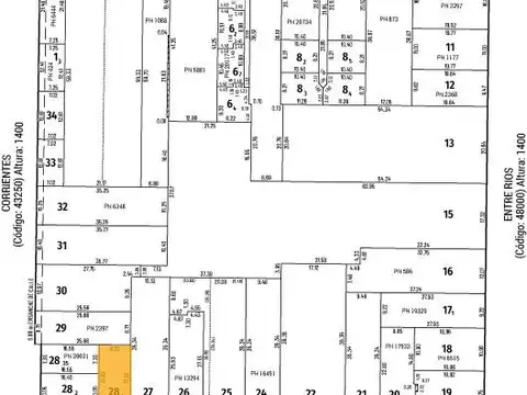 Terreno en Venta 8  mts Frente