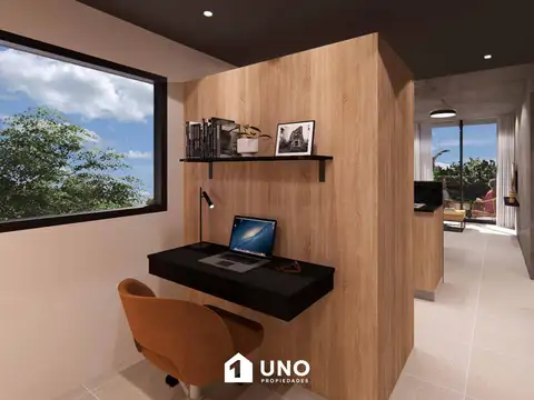 Cerrito y España - Amplio Dpto de 1 Dormitorio.