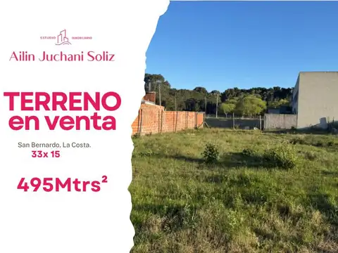 Terreno en San Bernardo Del Tuyu
