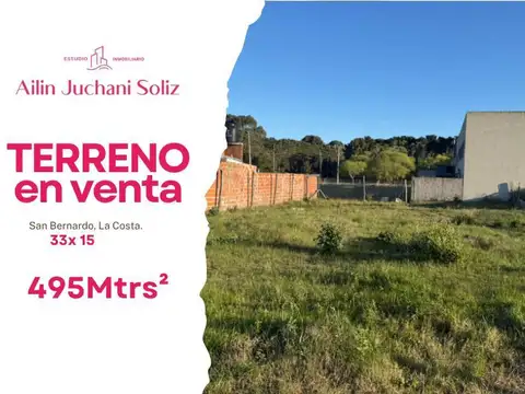 Terreno en Venta en San Bernardo del Tuyu, Partido de La Costa