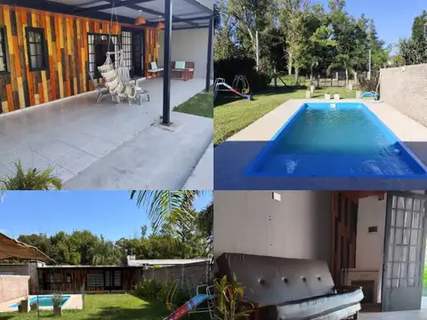 VENTA - Casa 1 habitación, galería, parrillero y pileta - Barrio "El Bosque"