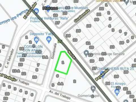 Terreno en venta - 977 mts2 - Moreno