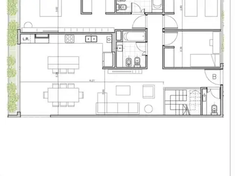 Departamento en Alquiler de 3 dormitorios