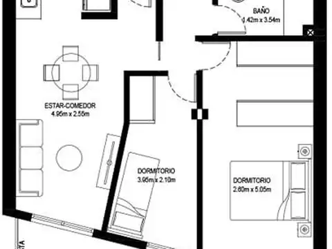 Departamento en Venta al Norte