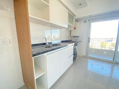 Departamento 2 ambientes con 2 baños