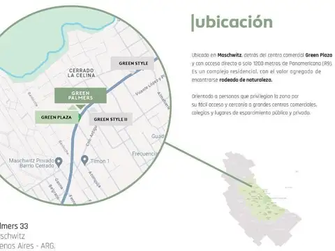Departamento 3 ambientes con 2 baños