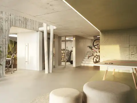 Departamento 2 ambientes con 1 baño