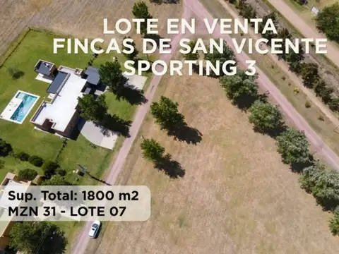 Terreno en Venta en San Vicente, Partido de San Vicente