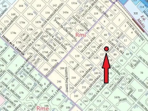 Terreno en Venta 43  mts Fondo