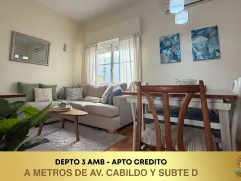 Belgrano R - 3 Amb - Apto Credito