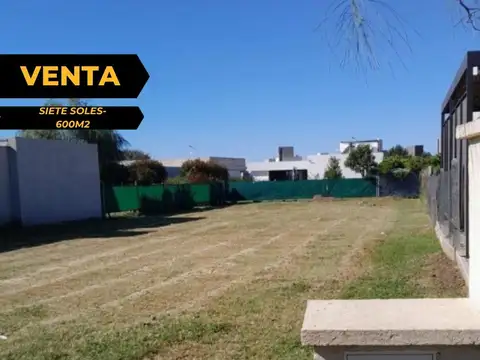 HERMOSO LOTE 600 m2 COUNTRY SIETE SOLES PARTERRES AMENITIES