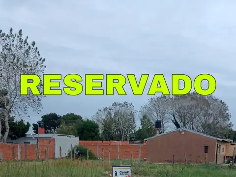 RESERVADO - Lote en Mar del Tuyú - Calle 6 esquina 54 - 13x24,5