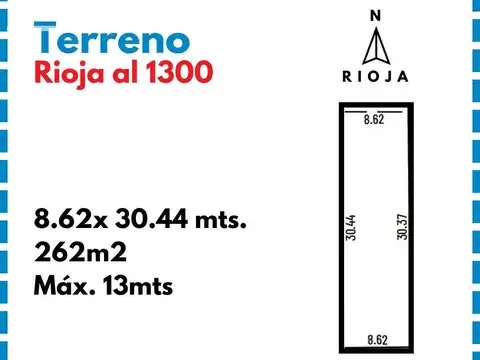 Venta Terreno en Rosario Centro