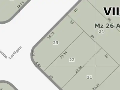 Terreno 233m2