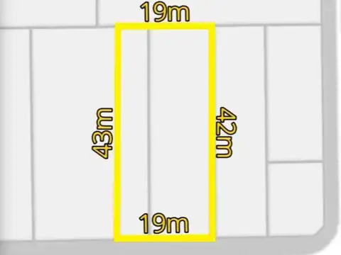 Terreno en Venta de 841,0 m2