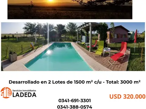 Venta de Complejo de Cabañas "La Antonia Elvira" en Los Reartes, Córdoba – ¡Llave en mano y con gran potencial de ampliación!