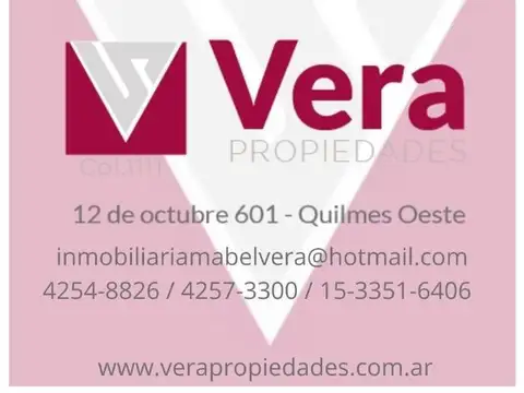 Departamento  en Venta ubicado en Quilmes Oeste, Quilmes, G.B.A. Zona Sur - SVN0250_LP584036_1