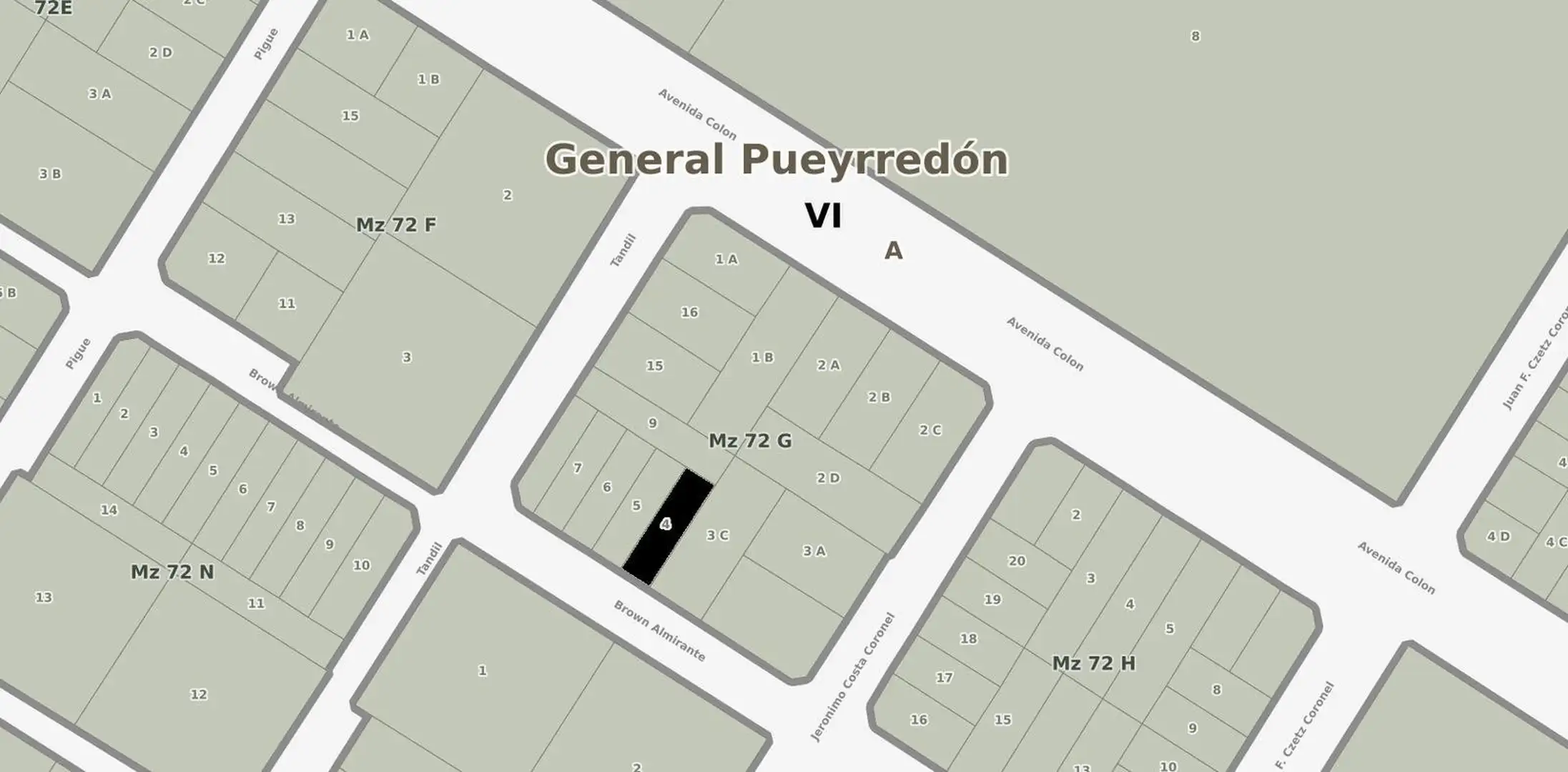 Terreno 262m² en Barrio Newbery, Mar del Plata