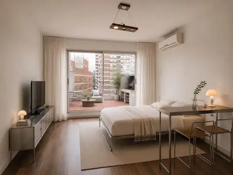 Venta Monoambiente Departamento Terraza Palermo