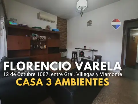 Venta Casa 3 amb garage, Florencio Varela