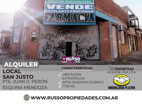 Alquiler Local Comercial - San Justo