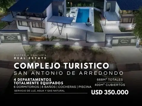 Hotel en Venta en San Antonio de Arredondo, Punilla