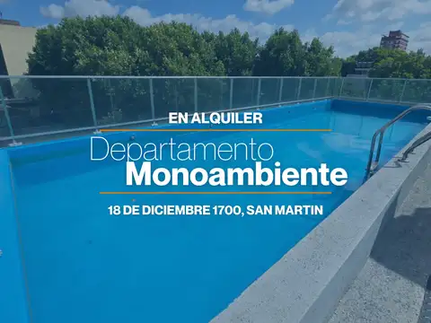 Monoambiente en alquiler en San Martin