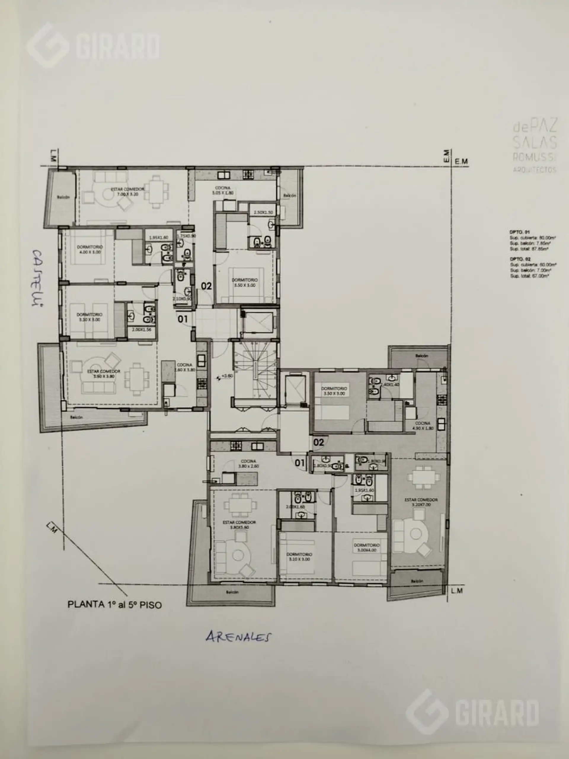 Departamento 2 ambientes en venta en zona Guemes