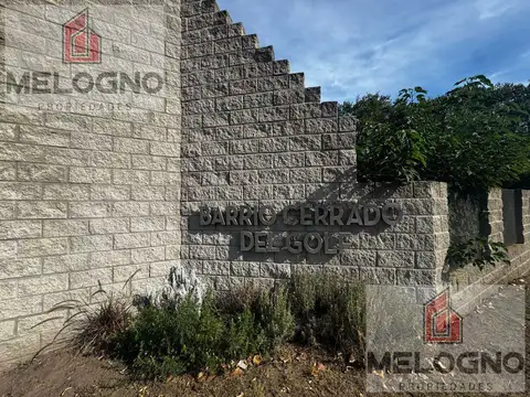 Terreno en Barrio Cerrado del Golf