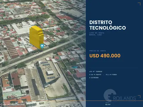 Terreno en Venta en Parque Patricios, CABA