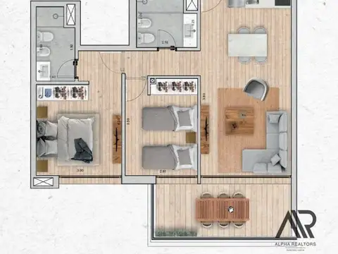 Departamento en Venta de 2 dormitorios