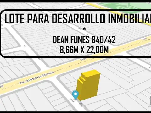 Terreno - Venta - Argentina, Capital Federal - Dean Funes 840