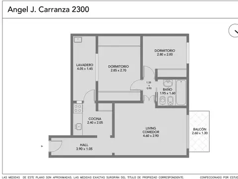 Departamento en Venta de 2 dormitorios