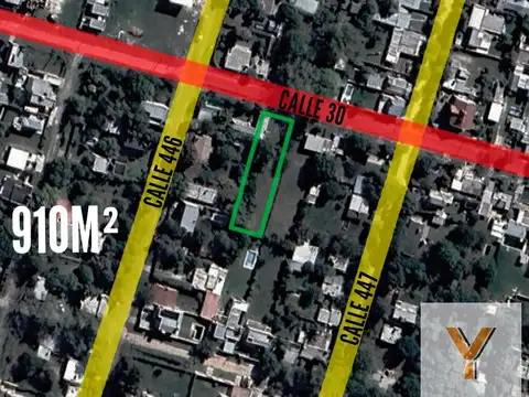 Terreno en venta - 910mts2 - City Bell, La Plata
