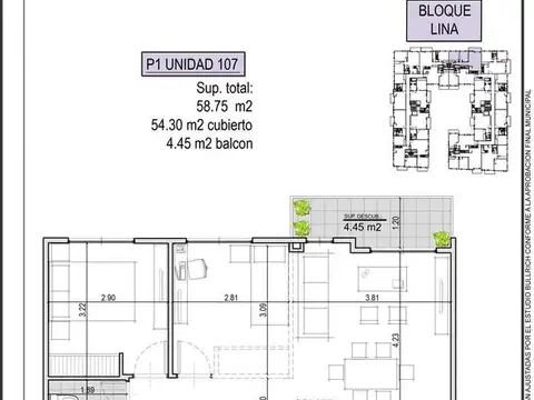 Departamento en Venta de 2 dormitorios