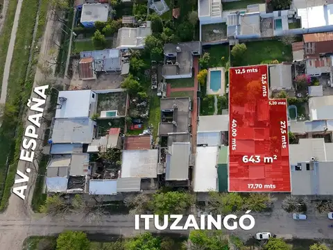 Terreno Reconquista dentro de los Bvs amplio !!