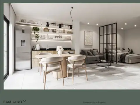 VILLA LURO. BASUALDO 100 SEMIPISO 1 AMBIENTE  AL FRENTE CON BALCON. DE POZO