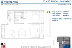 Emprendimiento Cervantes 3236 - Entrega Julio 2027