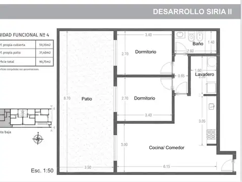 Departamento en  NECOCHEA 5900