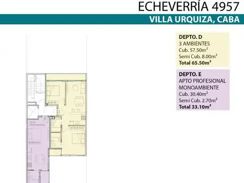 Echeverria 4900, Piso 9