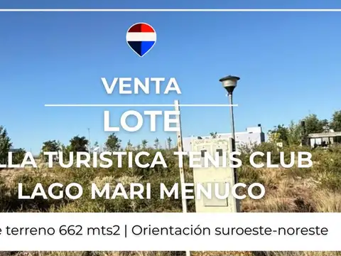 VENTA LOTE VILLA TENIS CLUB - MARIMENUCO