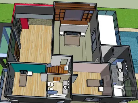 Casa 5 ambientes con 4 baños