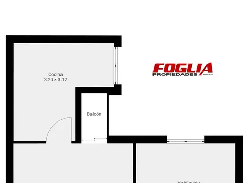 Departamento en Venta de 2 ambientes