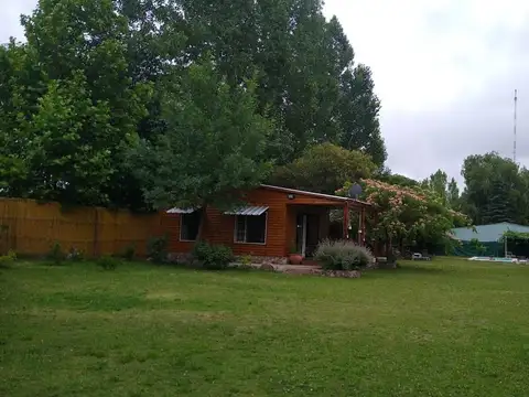 CABAÑA, QUINCHO Y PILETA EN LUNLUNTA, LOTE 1500 m2